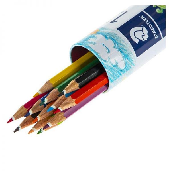 مداد رنگی لوله ای 12 رنگ مدل نوریس استدلر.