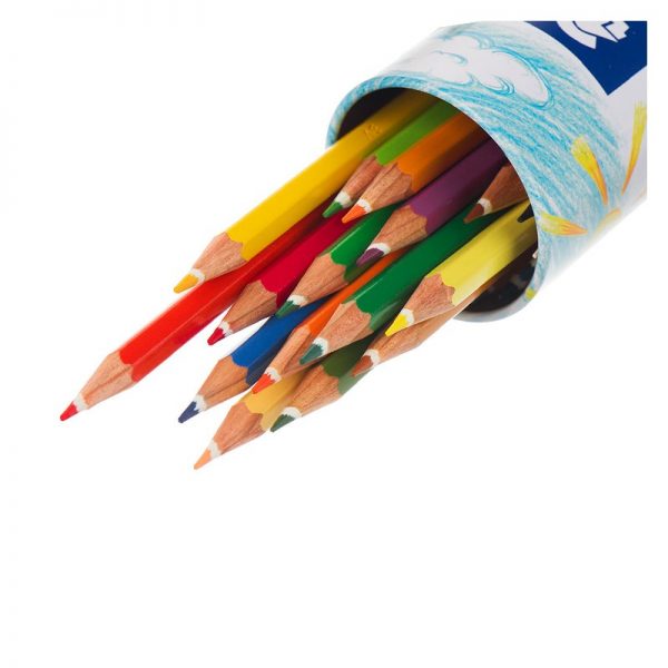 مداد رنگی لوله ای مدل نوریس 24 رنگ استدلر.