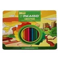 -سبز-مدادرنگی-24 رنگ-پیکاسو-جعبه فلزی-فروشگاه اینترنتی هنر زیبای ایرانی