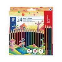مداد رنگی 24 رنگ جعبه مقوایی وپکس استدلر - فروشگاه اینترنتی هنر زیبای ایرانی