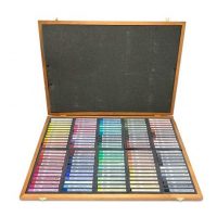 پاستل-گالری-جعبه چوبی-120 رنگ-فروشگاه اینترنتی هنر زیبای ایرانی
